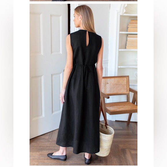 Emerson fry PLAIT MAXI DRESS - BLACK - Picture 3 of 6